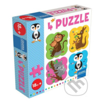 4 puzzle tučniak - puzzle z kategorie Maxi dílky