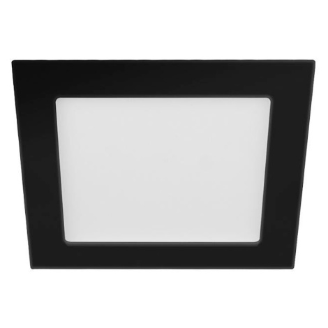 Hranaté podhledové LED svítidlo DOWNLIGHT CCT SQUARE IP44 18W černý Panlux