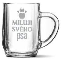 Sablio Půllitr Miluji svého psa: 0,5