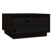 SHUMEE Konferenční stolek černý 55 × 56 × 32 cm masivní borové dřevo, 813409