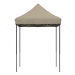 vidaXL Skládací party stan pop-up taupe 200 x 200 x 306 cm