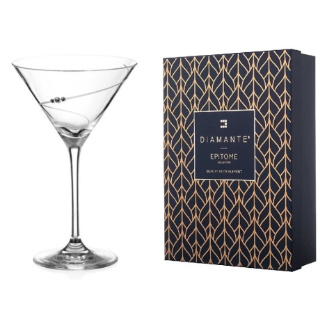 Diamante skleničky na Martini Swarovski Silhouette City 240ml 2KS