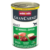 Animonda GranCarno Original Adult 6 x 400 g - jelen a jablka