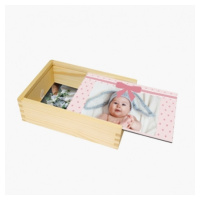 Dřevěná krabička, Naše miminko, 17x12 cm