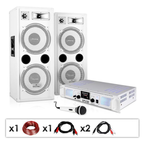 Electronic-Star DJ PA systém "DJ-22", zesilovač, reproduktory, 1000 W
