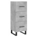 vidaXL Skříň highboard betonově šedá 34,5x34x180 cm kompozitní dřevo