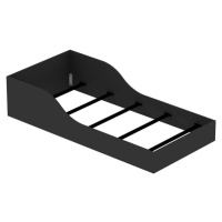 Černá jednolůžková postel 90x190 cm Oya – Kalune Design