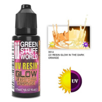 Green Stuff World: UV Resin - Glow in the Dark: Orange