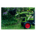 FALK Šlapací traktor 2070W Claas  s přední a zadní lžící a přívěsem