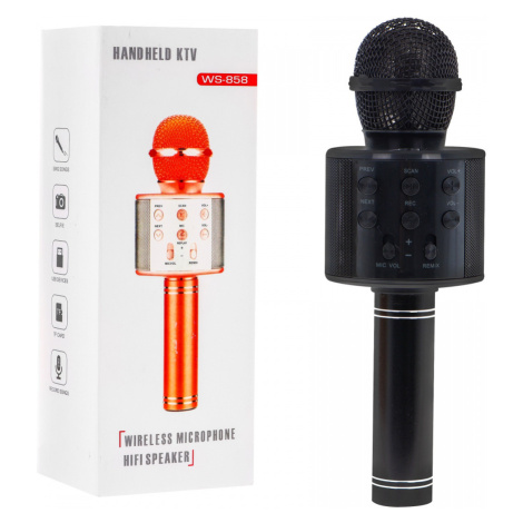 mamido  Bezdrátový karaoke mikrofon černý