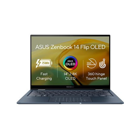 ASUS Zenbook 14 Flip OLED UP3404VA-OLED058W Ponder Blue celokovový