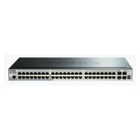 D-Link DGS-1510-52X 52-Port Gigabit Stackable Smart Managed Switch, 48x gigabit RJ45, 4x 10G SFP