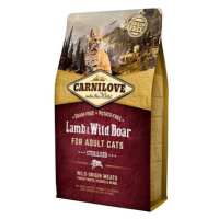 Carnilove Lamb & Wild Boar for Adult Cats – Sterilised 2 kg