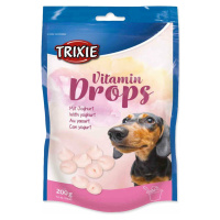 Pochoutka Trixie Dropsy vitamínové s jogurtem 200g