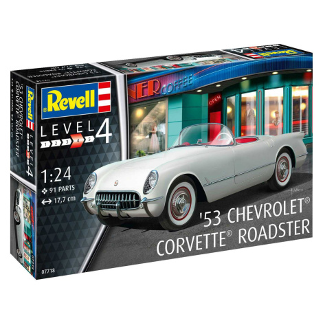 Plastic ModelKit auto 07718 - '53 Corvette Roadster (1:24) Revell