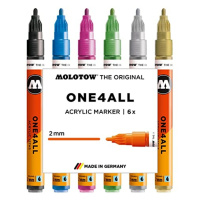 Popron.cz Molotow One4All 127HS akrylová značkovací metalická sada (šířka čáry 2,0 mm, vysoce kr