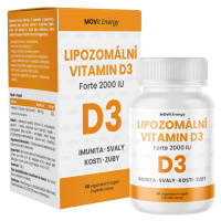 MOVit Energy Lipozomální Vitamin D3 Forte 2000 IU, 60 kapslí