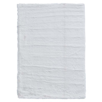 Bílý koberec Think Rugs Teddy, 60 x 120 cm