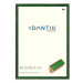 DANTIK rámeček 42 × 59,4, INCLINATA colori zelený plexi čiré