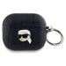 Karl Lagerfeld PU Embossed Karl Head pouzdro AirPods 3 černé