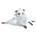 Plyšová panda na mazlení Attrape-Rêves Doudou et Compagnie šedá v dárkovém balení 20 cm od 0 měs
