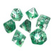 Sada kostek Gate Keeper Games Neutron Dice - Mint 7-Dice Set