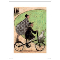 Umělecký tisk Sam Toft - Double Decker Bike, Sam Toft, (60 x 80 cm)