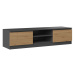 TP Living TV stolek Malwa 140 cm antracit/dub artisan