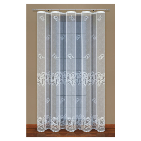 Dekorační žakárová záclona s řasící páskou MAXIMA 250 bílá 200x250 cm MyBestHome MyBestHome PRO