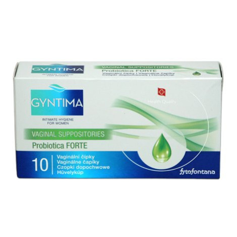 Gyntima Probio Forte vaginální čípky 10 ks