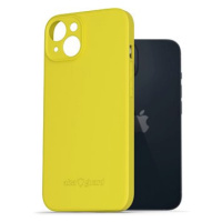 AlzaGuard Matte TPU Case pro iPhone 14 žlutý