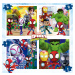 Puzzle Spidey & his Amazing friends Progressive Educa 6-9-12-16 dílů v kufříku od 3 let