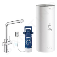 Grohe 30325001 - Dřezová baterie Duo s ohřevem vody a filtrací, zásobník L, chrom