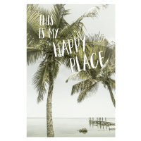 Fotografie This is my happy place | Oceanview, Melanie Viola, 26.7 × 40 cm