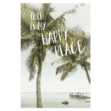 Fotografie This is my happy place | Oceanview, Melanie Viola, 26.7 × 40 cm