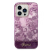 Guess GUHCP14LHGPLHF hard silikonové pouzdro iPhone 14 PRO 6.1" fuschia Porcelain Collection