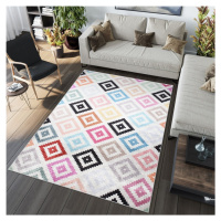 Trendy koberec s barevným geometrickým vzorem Šířka: 160 cm | Délka: 230 cm