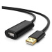 Ugreen USB 2.0 Active Extension Cable with Chipset 15m Black