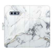 iSaprio flip pouzdro SilverMarble 15 pro Samsung Galaxy S10e