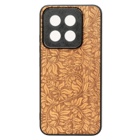 Dřevěné Pouzdro Bewood pro Xiaomi 14T Pro Listy Jabloň