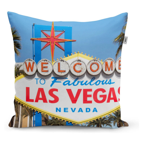 Polštář Welcome to Las Vegas - 50x50 cm