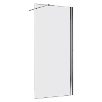 Sprchová zástěna WALK-IN Soft 80 x 195 chromový profil