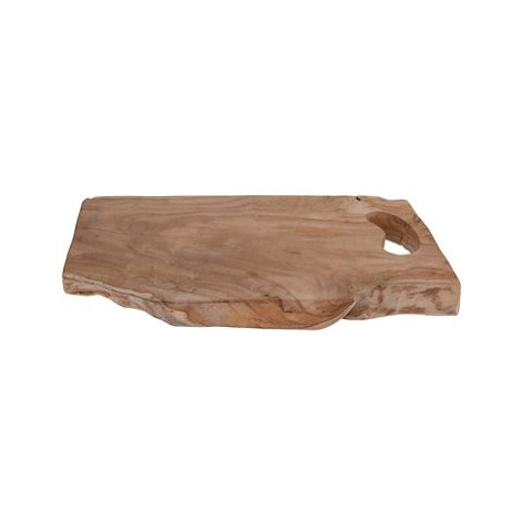 H&L Rustikální dřevěné prkénko s uchem, teak