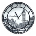 Vintage nástěnné hodiny motiv Londýn