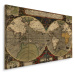 MyBestHome BOX Plátno Mapa Starověkého Světa Varianta: 70x50