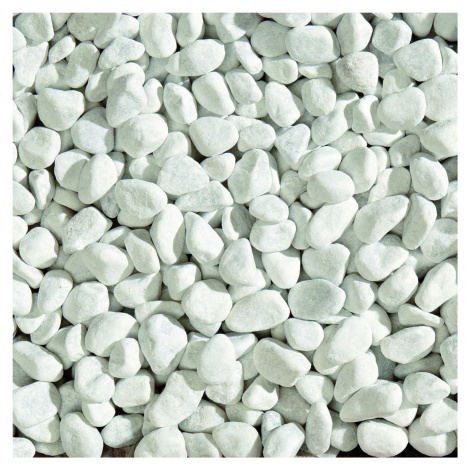 Granulati Zandobbio Okrasné valounky Bianco Carrara 15 - 25 mm 25 kg