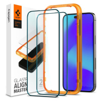 Ochranné tvrzené sklo Spigen Align Master Glass FC 2BALENÍ iPhone 14 PRO MAX 6.7