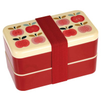 Svačinový box s příborem 2 ks Vintage Apple – Rex London