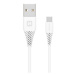 Datový kabel SWISSTEN USB / USB-C 3.1 (7mm) white 1,5m