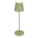 BRILONER LED nabíjecí stolní lampa 38 cm 2,6W 280lm limetkově zelená IP44 BRILO 7438-019